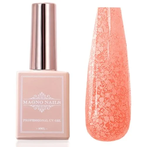 UV Gel - 5403 - Confetti Gel - Neon Peach Nägel Nagelgel Dosen UV-Gel Color Gel Shellac Gellack Gel Lack Flaschen